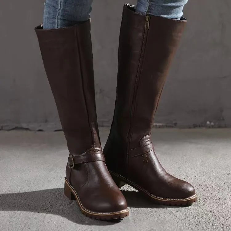 Bottes Bérénice Noir | Cuir Élégant avec Support Orthopédique pour Femme 2