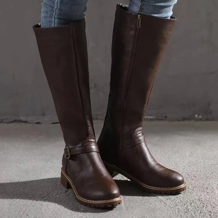 Bottes Bérénice Noir | Cuir Élégant avec Support Orthopédique pour Femme 2
