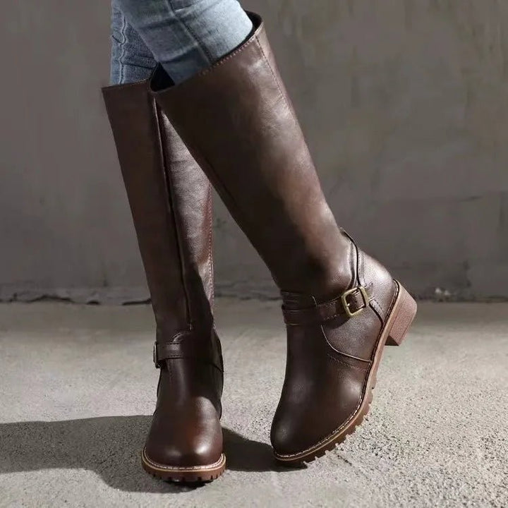 Bottes Bérénice Noir | Cuir Élégant avec Support Orthopédique pour Femme 3