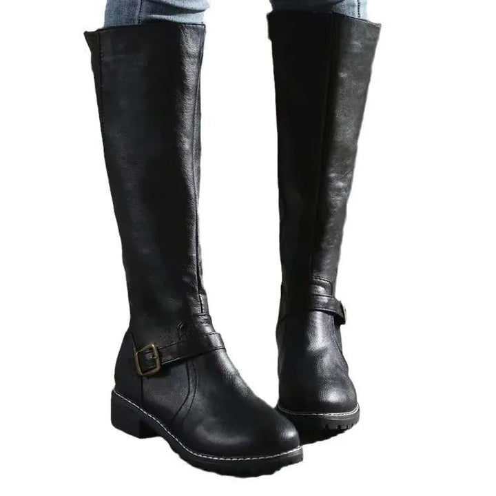 Bottes Bérénice Noir | Cuir Élégant avec Support Orthopédique pour Femme 4