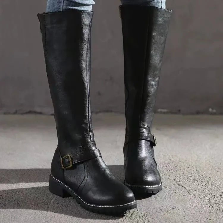 Bottes Bérénice Noir | Cuir Élégant avec Support Orthopédique pour Femme 6