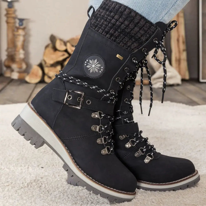 Bottes Noires Océane pour Femmes | Isolation Optimale, Semelle Antidérapante 1