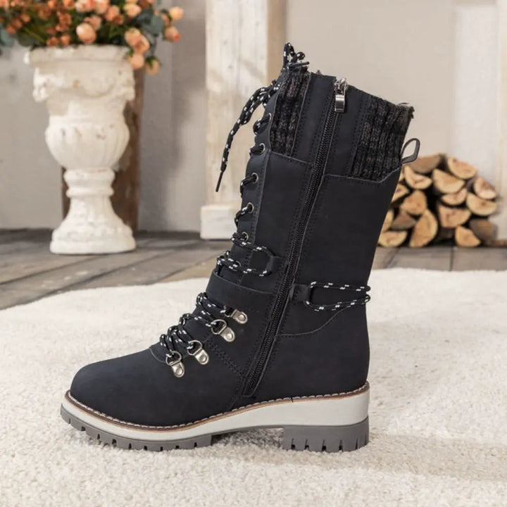 Bottes Noires Océane pour Femmes | Isolation Optimale, Semelle Antidérapante 2