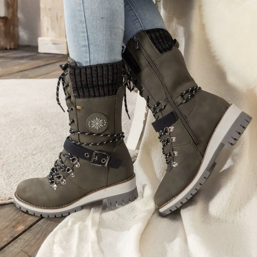 Bottes Noires Océane pour Femmes | Isolation Optimale, Semelle Antidérapante 6
