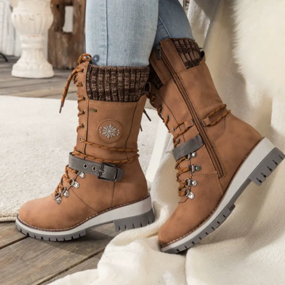 Bottes Noires Océane pour Femmes | Isolation Optimale, Semelle Antidérapante 9