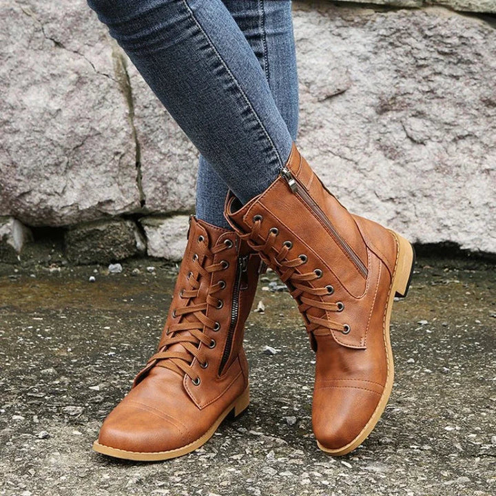 Bottes Zoé Noires Femme | Cuir Synthétique, Style Urbain 1