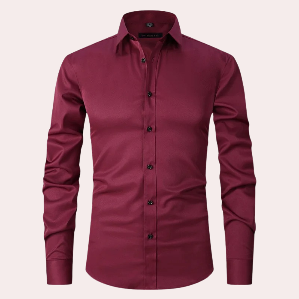 Chemise sans repassage Julien Homme | Stretch intégré, coupe impeccable 1