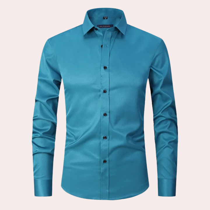 Chemise sans repassage Julien Homme | Stretch intégré, coupe impeccable 0