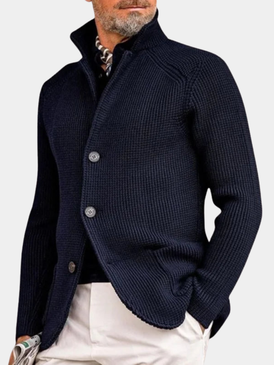 Cardigan en Maille Laurent | Élégance Moderne & Style Vintage, Coupe Ajustée 1
