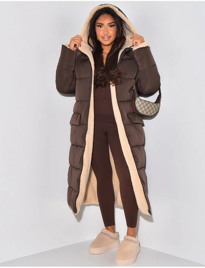 Veste Réversible Léa | Deux Styles, Chaude et Pratique Femme 1