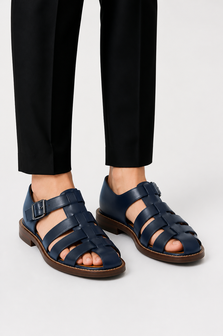 Célian Sandales Homme Cuir | Bride Ajustable & Semelle Antidérapante 3