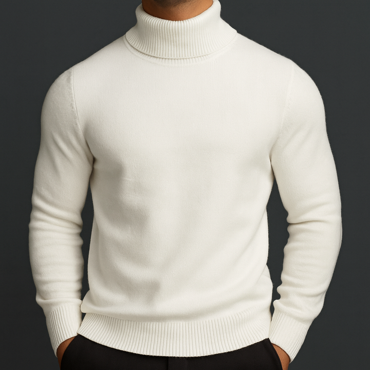 Pull Col Roulé Dolcevita Nicolas Homme | Chaud et Élégant 1