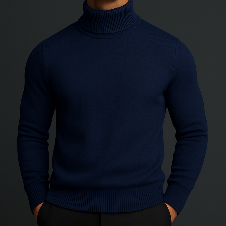 Pull Col Roulé Dolcevita Nicolas Homme | Chaud et Élégant 3
