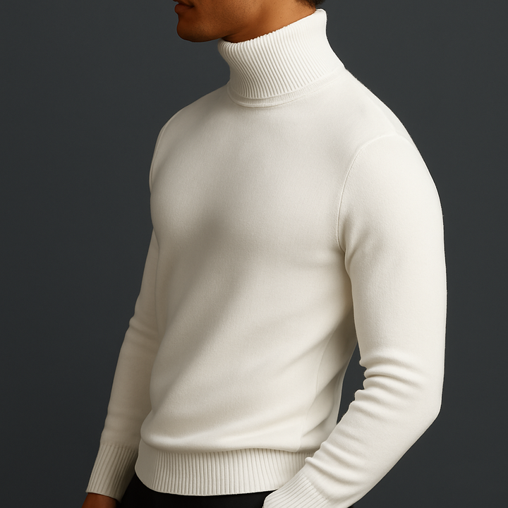 Pull Col Roulé Dolcevita Nicolas Homme | Chaud et Élégant 7