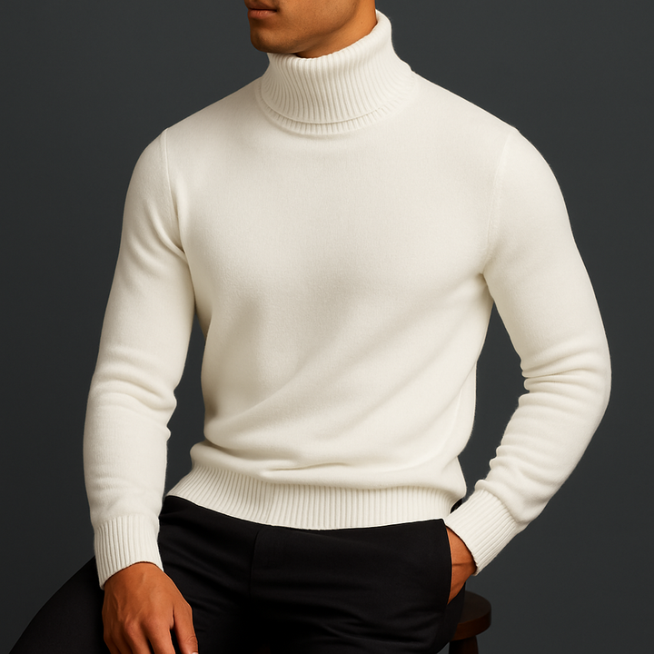 Pull Col Roulé Dolcevita Nicolas Homme | Chaud et Élégant 6