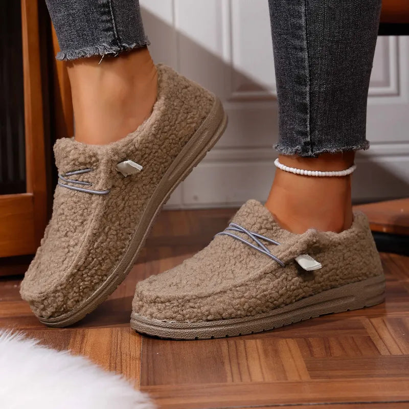 Chaussons Teddy Femme | Ultra-Doux, Semelle Antidérapante, Confort Hiver 0