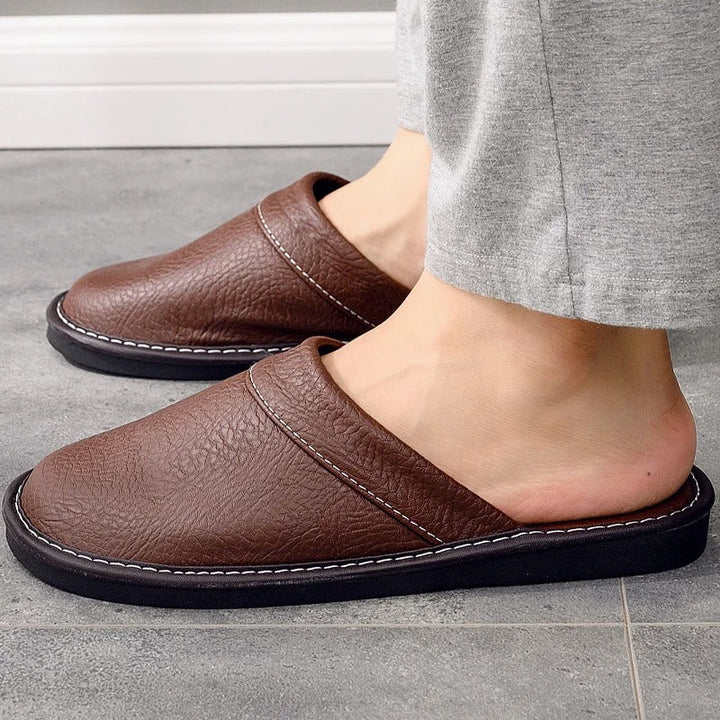 Chaussons en Cuir Vegan Luxe | Confort Ultime et Design Épuré pour Femme 2