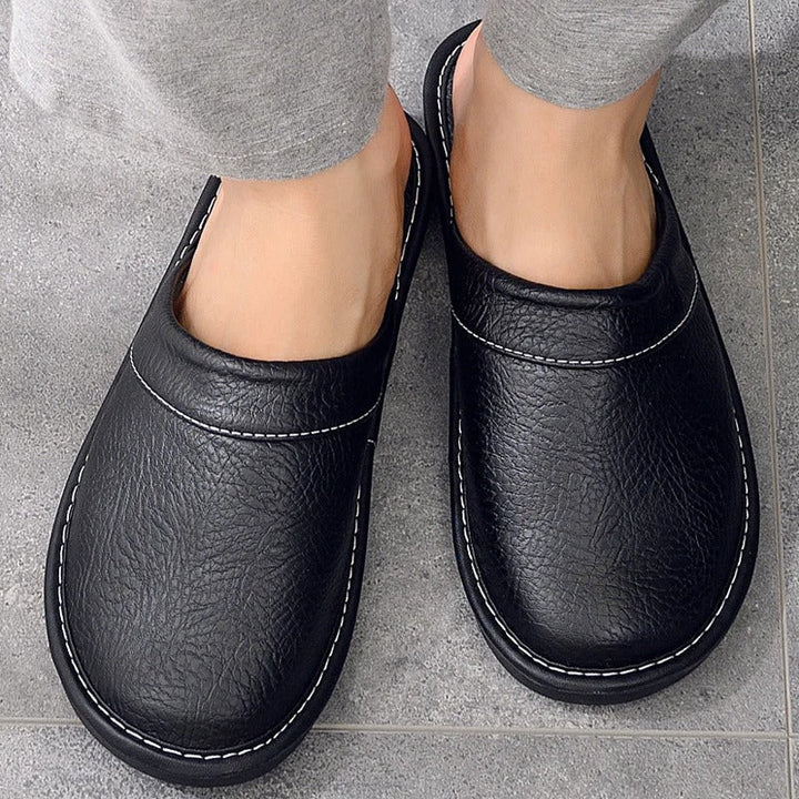 Chaussons en Cuir Vegan Luxe | Confort Ultime et Design Épuré pour Femme 4