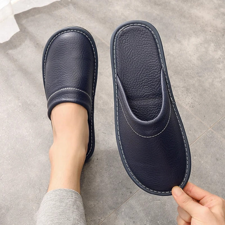 Chaussons en Cuir Vegan Luxe | Confort Ultime et Design Épuré pour Femme 7