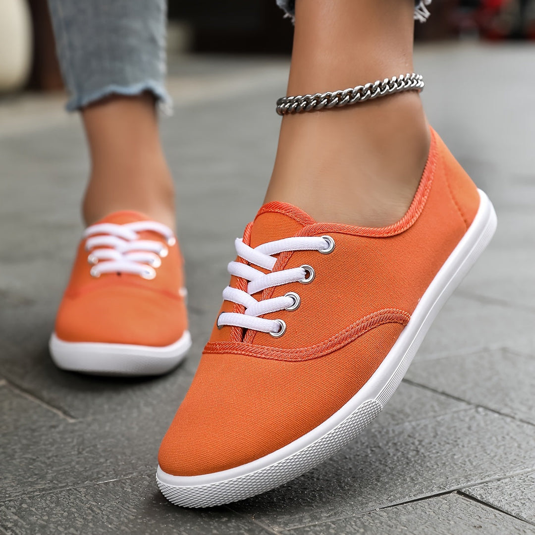 Chaussures en toile Léonie | Confort et style intemporel, semelle antidérapante 0