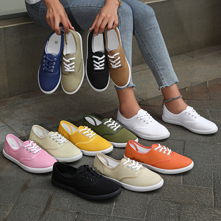 Chaussures en toile Léonie | Confort et style intemporel, semelle antidérapante 1