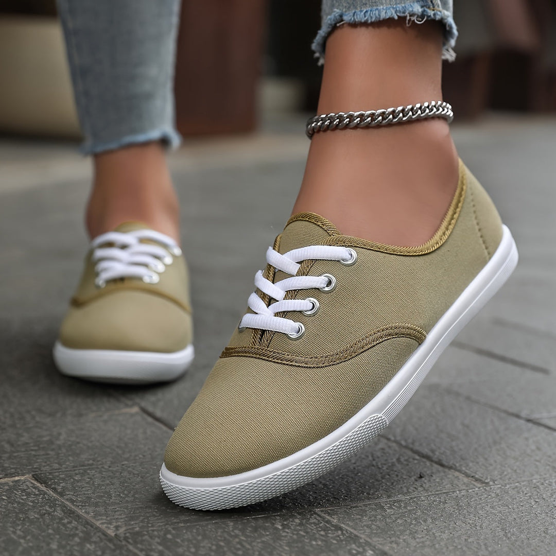 Chaussures en toile Léonie | Confort et style intemporel, semelle antidérapante 12