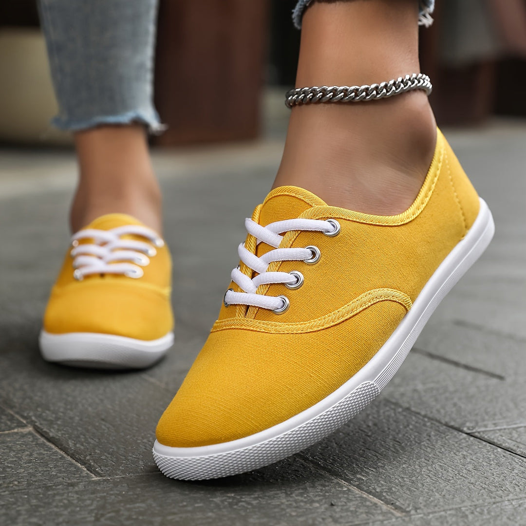 Chaussures en toile Léonie | Confort et style intemporel, semelle antidérapante 9