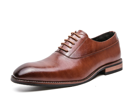 Chaussures formelles César | Cuir véritable, talon bas pour homme 3