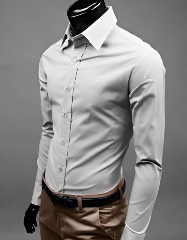 Chemise Ajustée Lucas | Élégance Moderne en 100% Coton pour Hommes 11