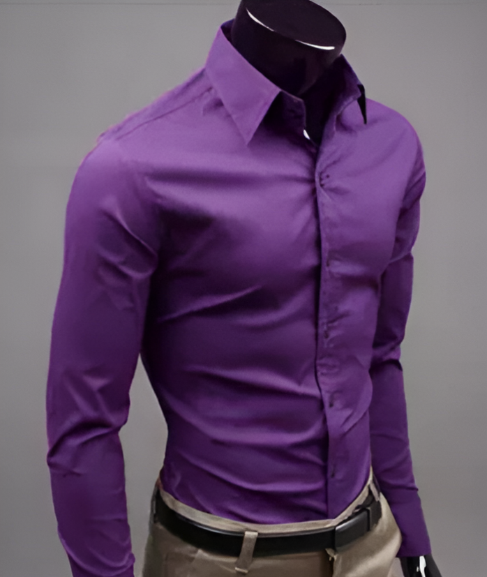 Chemise Ajustée Lucas | Élégance Moderne en 100% Coton pour Hommes 5