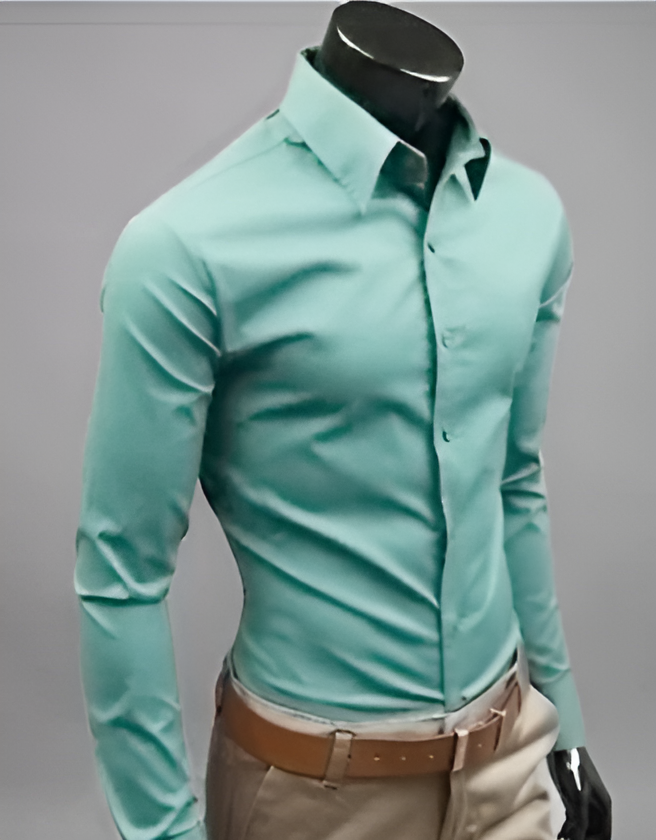 Chemise Ajustée Lucas | Élégance Moderne en 100% Coton pour Hommes 6