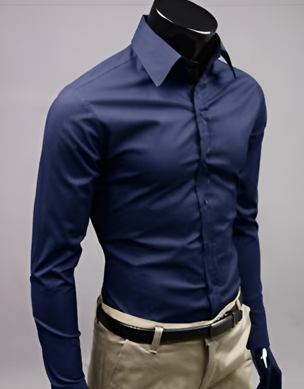 Chemise Ajustée Lucas | Élégance Moderne en 100% Coton pour Hommes 8