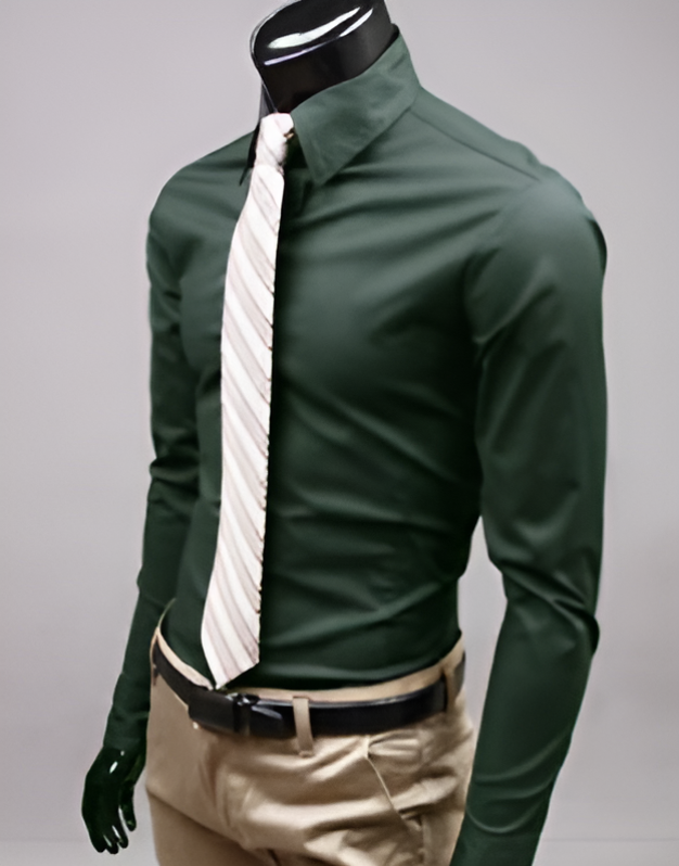 Chemise Ajustée Lucas | Élégance Moderne en 100% Coton pour Hommes 9