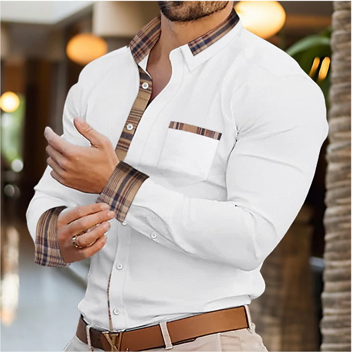 Chemise Blanche Homme Julien | Coupe Classique en Coton, Élégante et Polyvalente 2