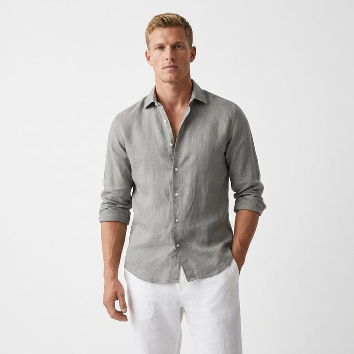 Chemise Celvoir Homme | Lin Léger, Col Classique et Coupe Regular 1