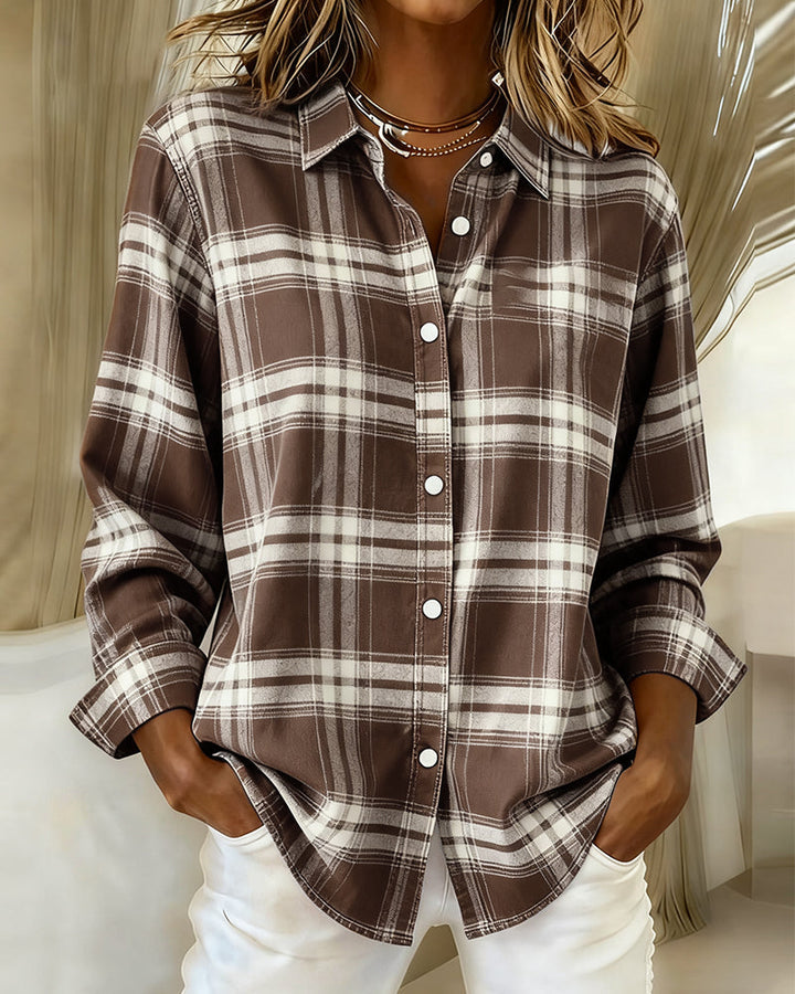 Chemise Clara à Carreaux | Élégante, Confortable en Coton Respirant 1
