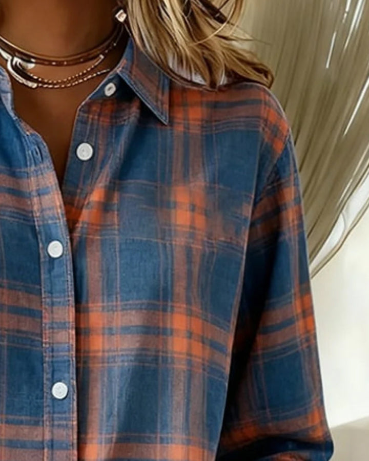 Chemise Clara à Carreaux | Élégante, Confortable en Coton Respirant 4