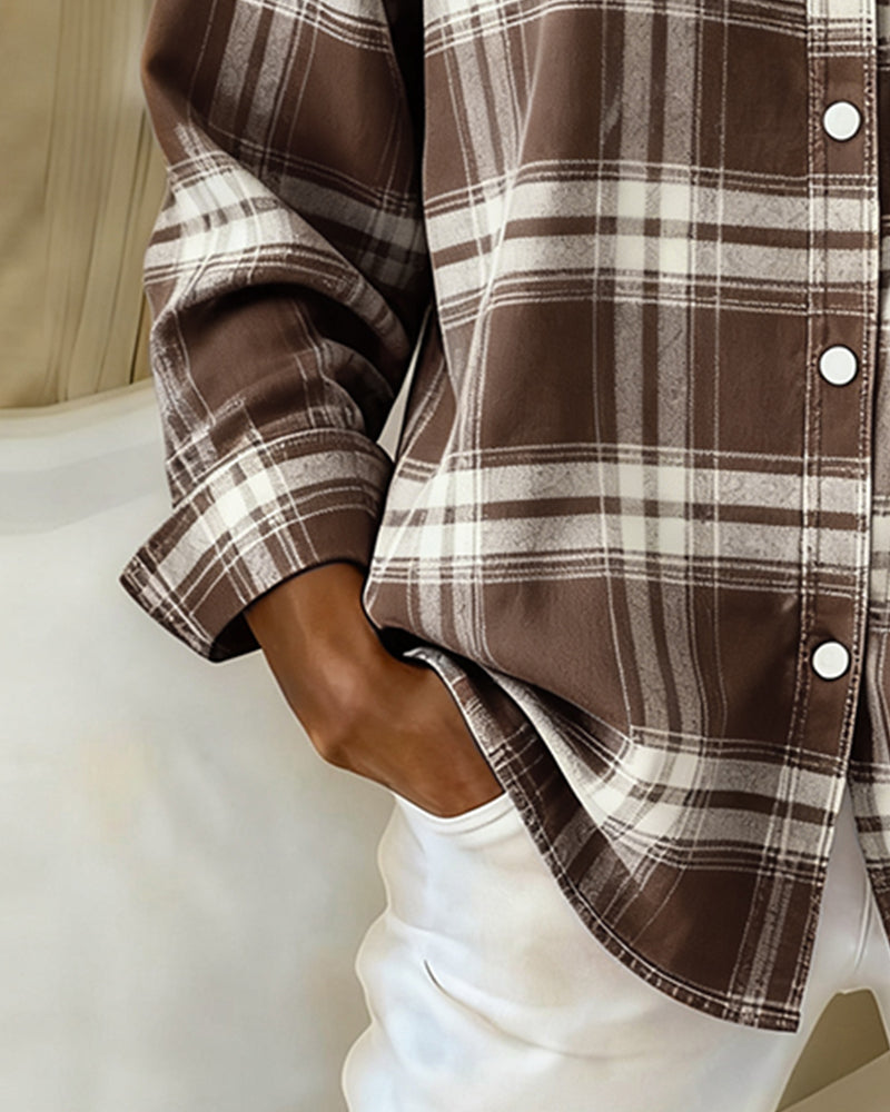 Chemise Clara à Carreaux | Élégante, Confortable en Coton Respirant 6