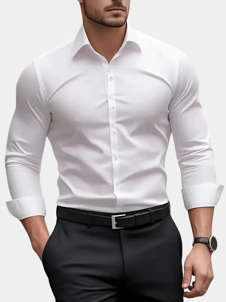 Chemise Homme Celvin | Manches Longues, Tissu Respirant et Coupe Moderne 1