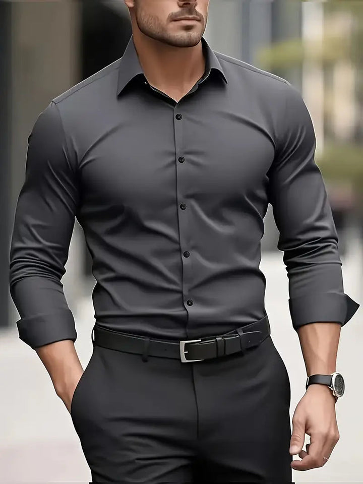 Chemise Homme Celvin | Manches Longues, Tissu Respirant et Coupe Moderne 6