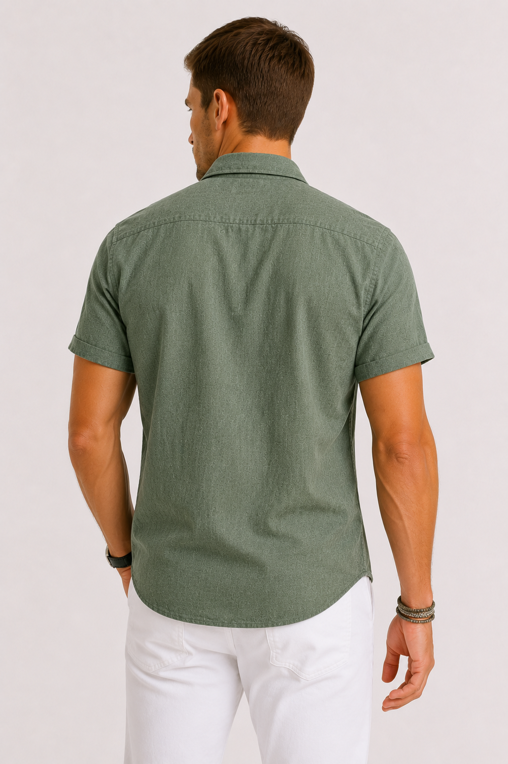 Chemise Homme Celvoir | Mélange de Lin, Coupe Relâchée, Col Classique 1