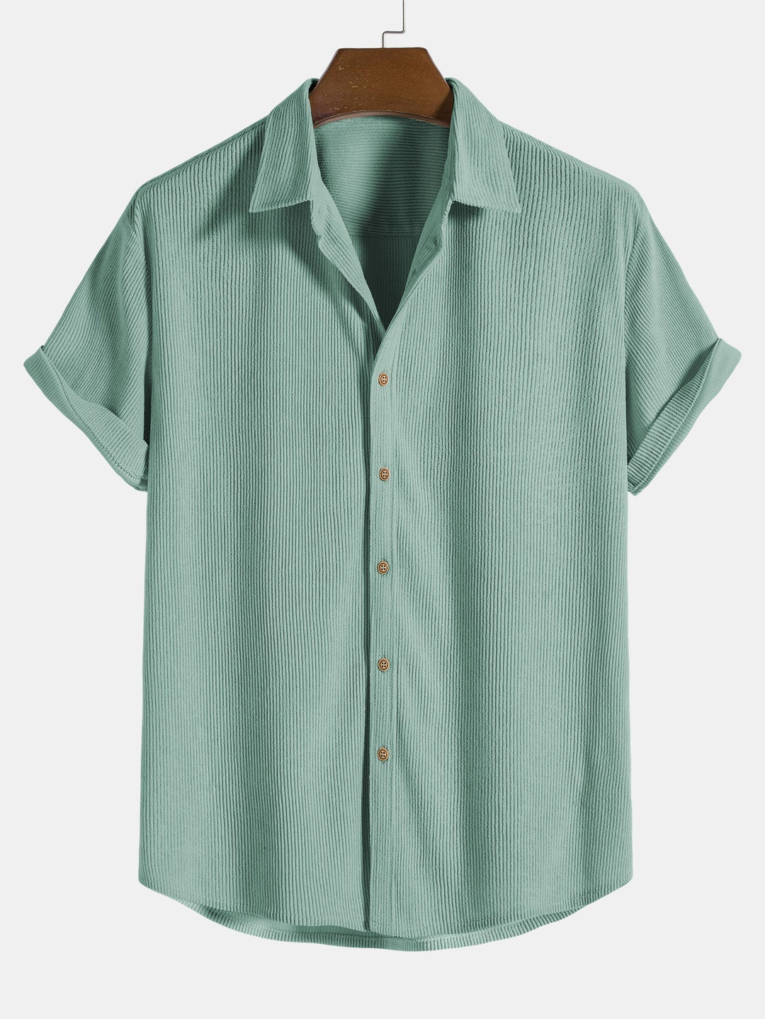 Chemise Homme Hugo | Manches Courtes, Col Classique & Texture Verticale 1