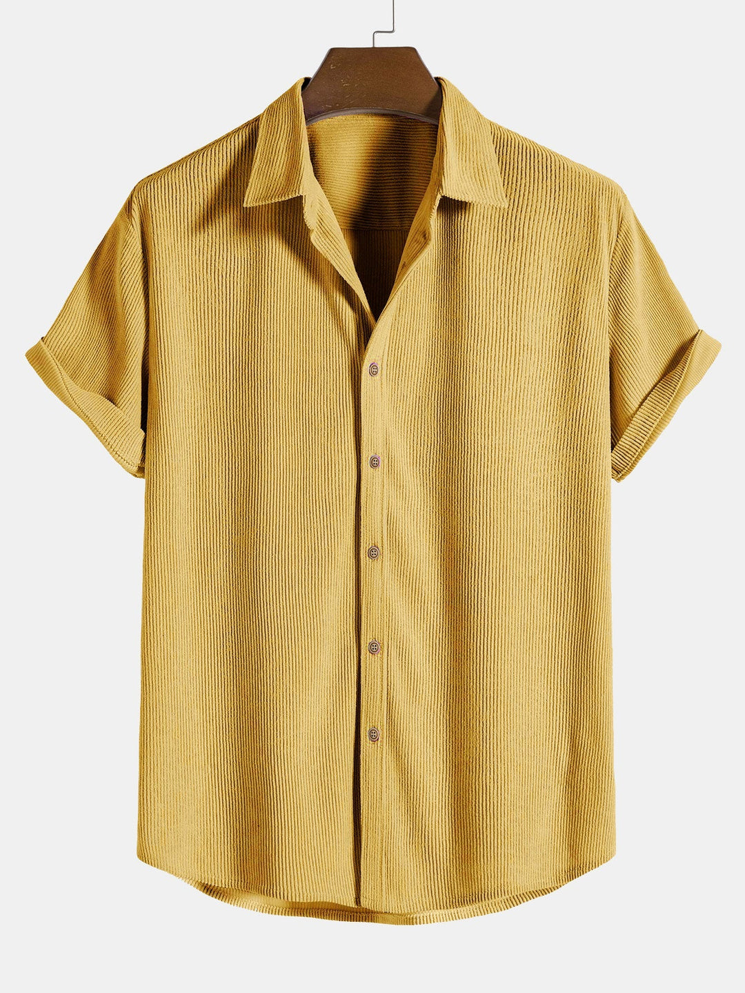 Chemise Homme Hugo | Manches Courtes, Col Classique & Texture Verticale 5