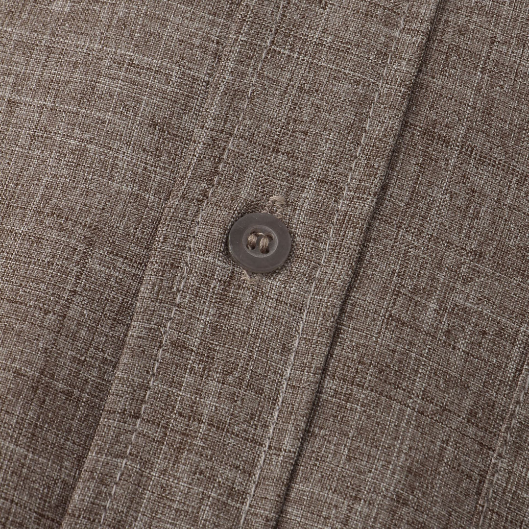 Chemise Homme Hugo | Manches Courtes, Col Mao & Poche Poitrine 7