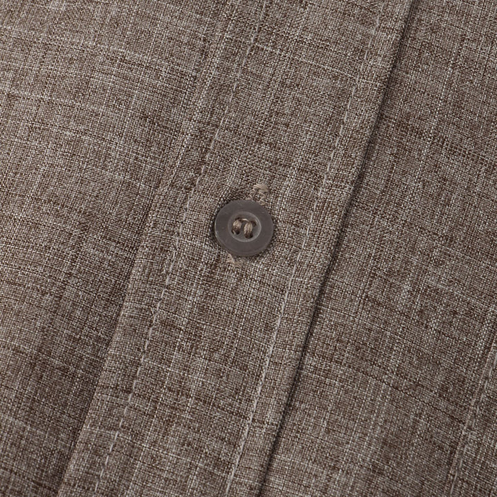 Chemise Homme Hugo | Manches Courtes, Col Mao & Poche Poitrine 7