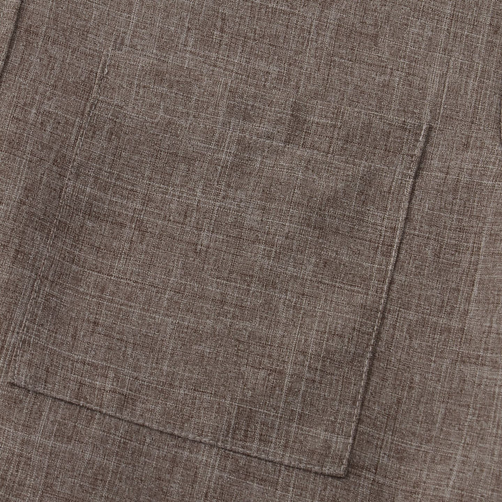 Chemise Homme Hugo | Manches Courtes, Col Mao & Poche Poitrine 8
