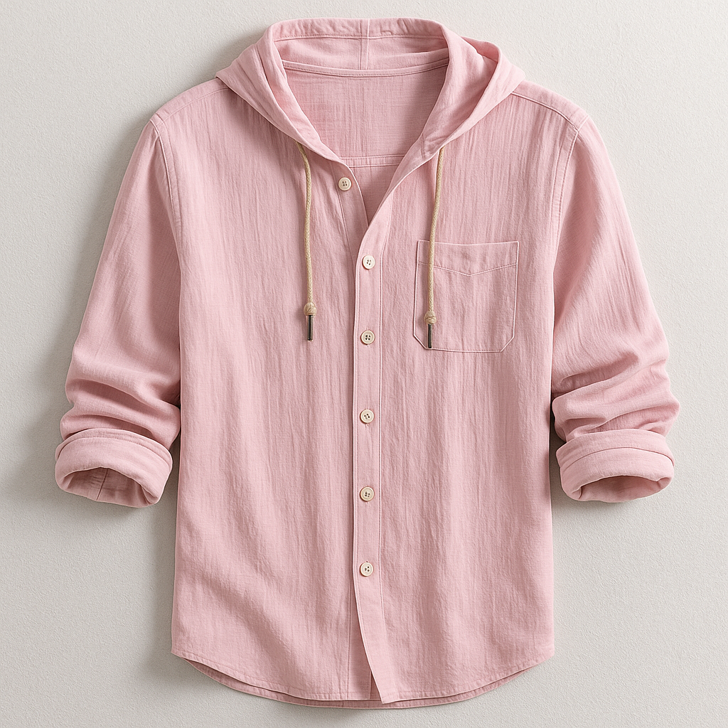 Chemise Homme Laurent Monaco | Luxe avec Capuche en Tissu Premium 4