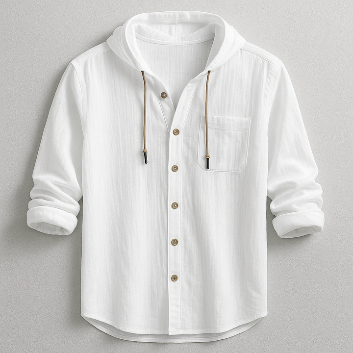 Chemise Homme Laurent Monaco | Luxe avec Capuche en Tissu Premium 5