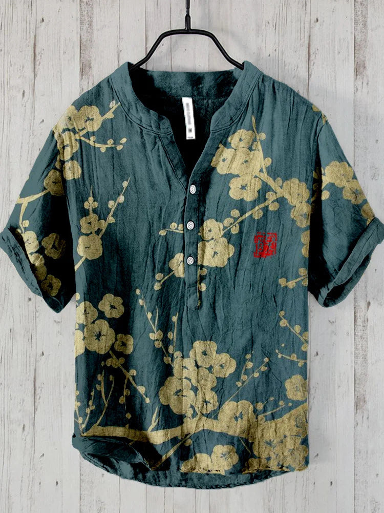 Chemise Léon | Lin mélangé, Style Japonais Contemporain 12