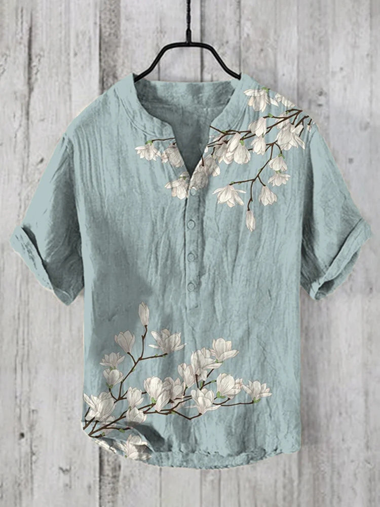Chemise Léon | Lin mélangé, Style Japonais Contemporain 13